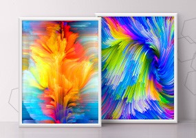 JPG素材：抽象彩色渐变艺术梦幻高清jpg背景素材