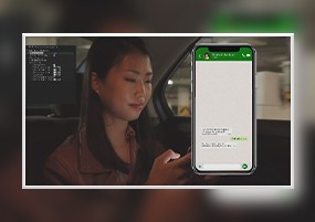 AE模板：手机短信息对话框文字排版气泡动画