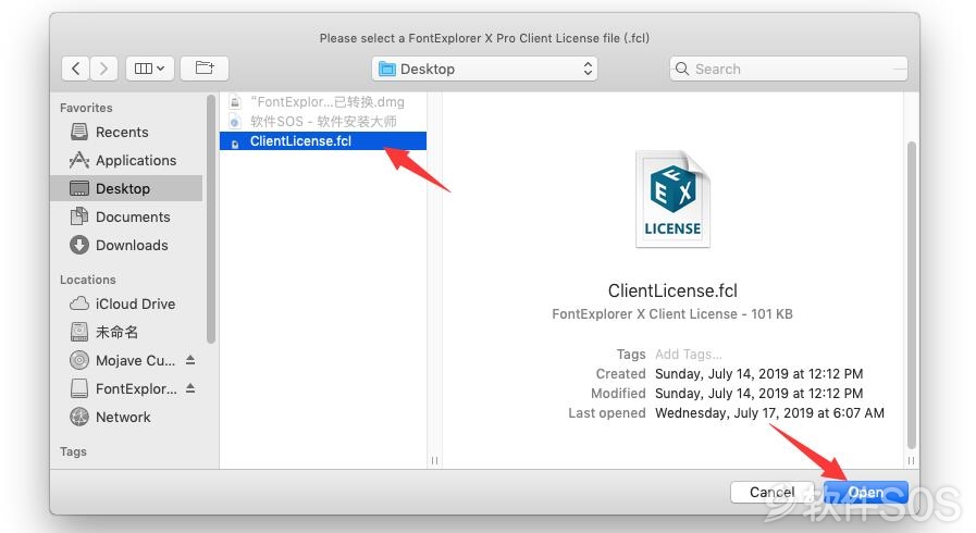 font explorer mojave font explorer mojave