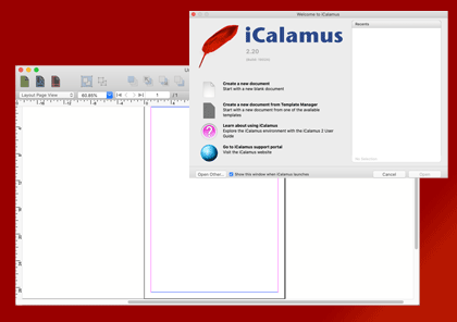 iCalamus for Mac v2.20 版面设计工具 安装教程详解