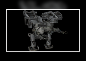 C4D模型：机器人机甲战争战斗武器3D模型