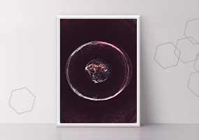 PSD矢量：科幻光效粒子海报设计素材