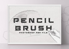 PS笔刷：70款铅笔笔触效果绘画Photoshop笔刷