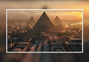 3D模型：埃及金字塔方尖碑寺庙建筑模型Ma MAX FBX OBJ格式