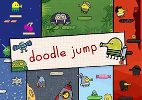 Doodle Jump iOS免费分享：涂鸦跳跃经典休闲游戏