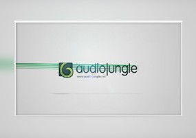 AE模板：明亮条纹公司介绍logo展示动画模板