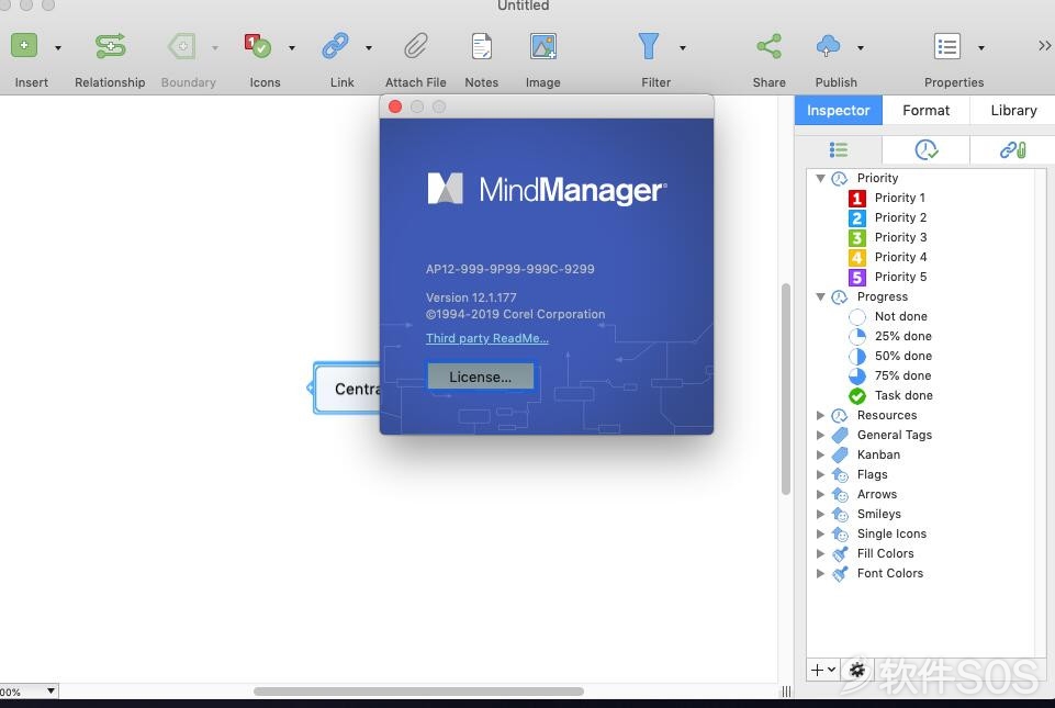 Mindjet MindManager 2019 for Mac v12.1.177 安装激活详解