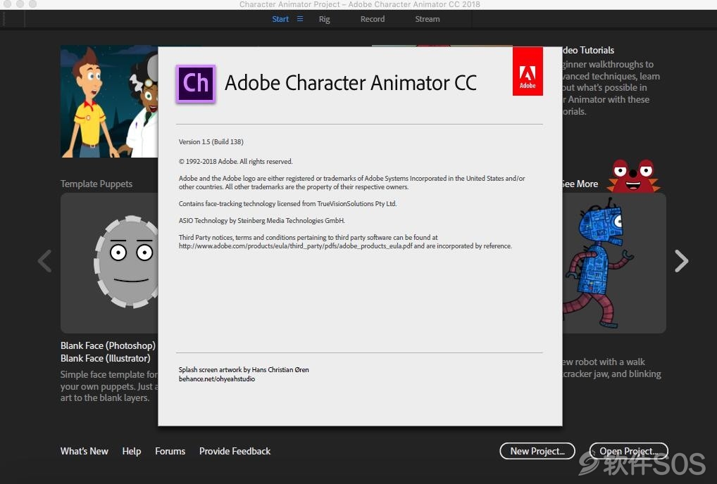 Character Animator CC 2018 for Mac v1.5  安装激活详解