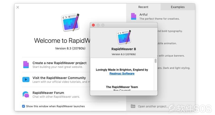 RapidWeaver Mac v8.8.3 英文版 安装激活详解