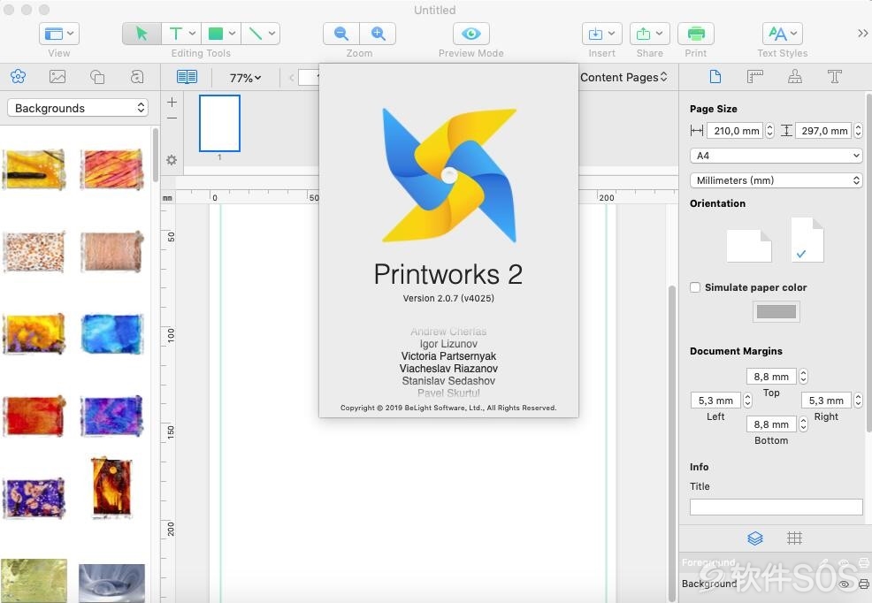 Printworks 2 for Mac v2.0.7 英文版 安装教程详解