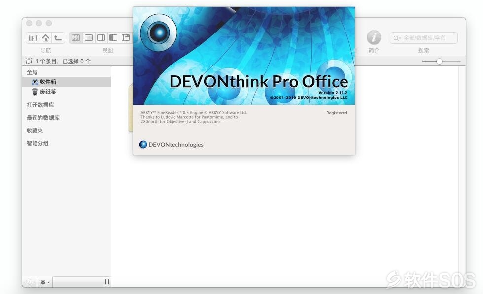 DEVONthink Pro Office for Mac v2.11.2 安装教程详解