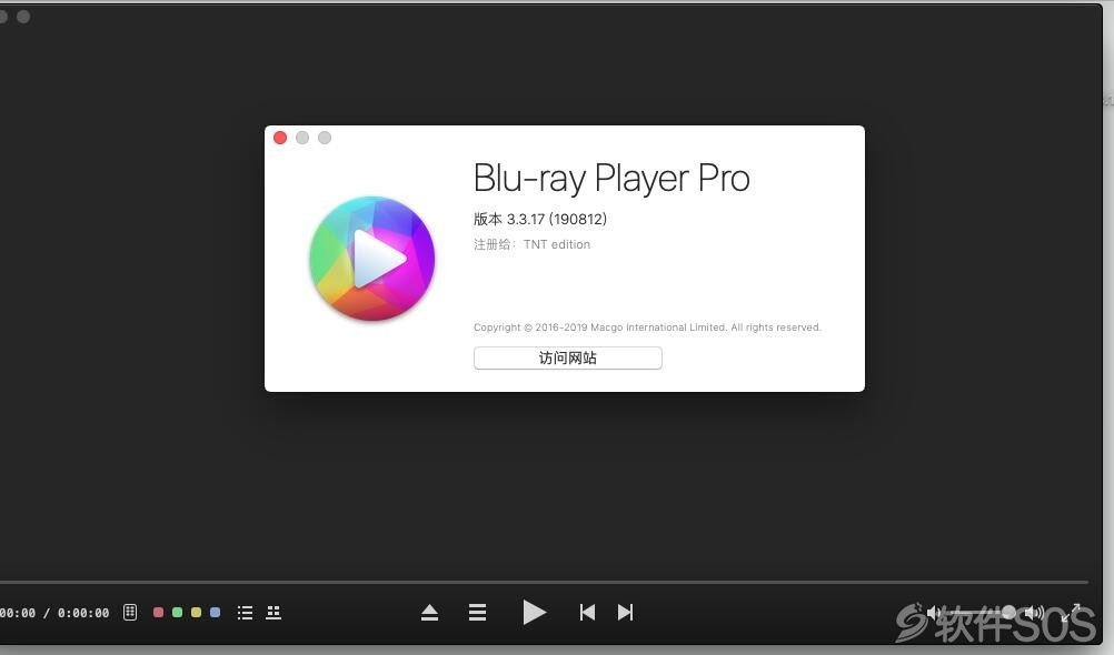 Blu ray Player Pro for Mac v3.3.17 蓝光播放器 安装教程详解