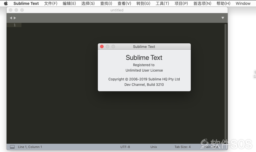 Sublime Text 3 for Mac v3.2.1 (3210) 代码编辑器  安装激活详解