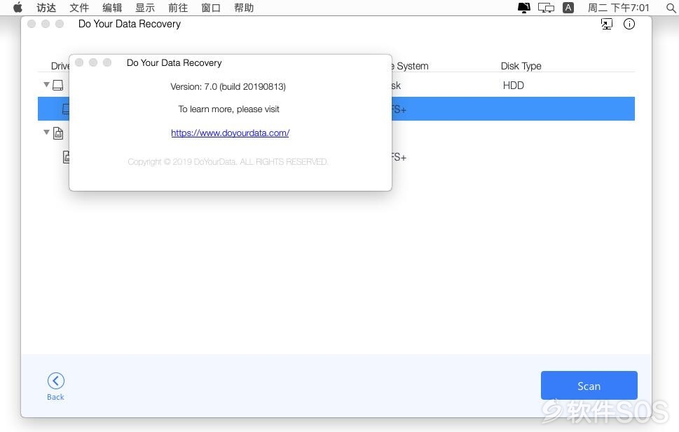Do Your Data Recovery for Mac v 7.2 英文版 数据恢复 安装教程详解