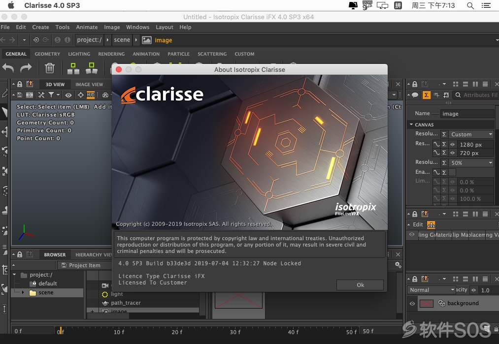 isotropix clarisse ifx for Mac v4.0SP10 3D动画渲染 激活版
