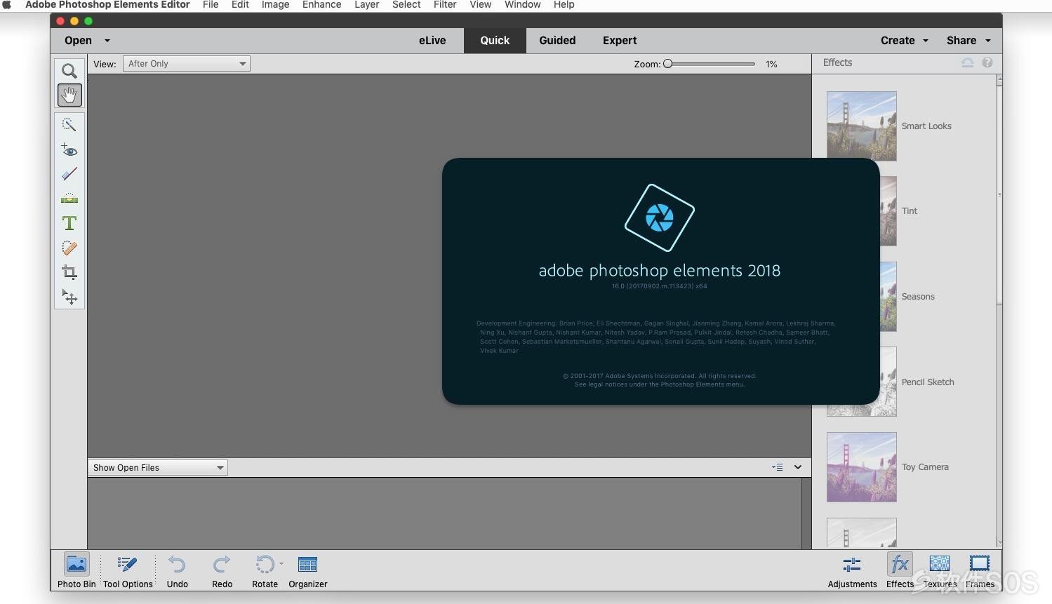 Photoshop Elements 2018 for Mac v16.0 英文版 图像编辑 安装教程详解