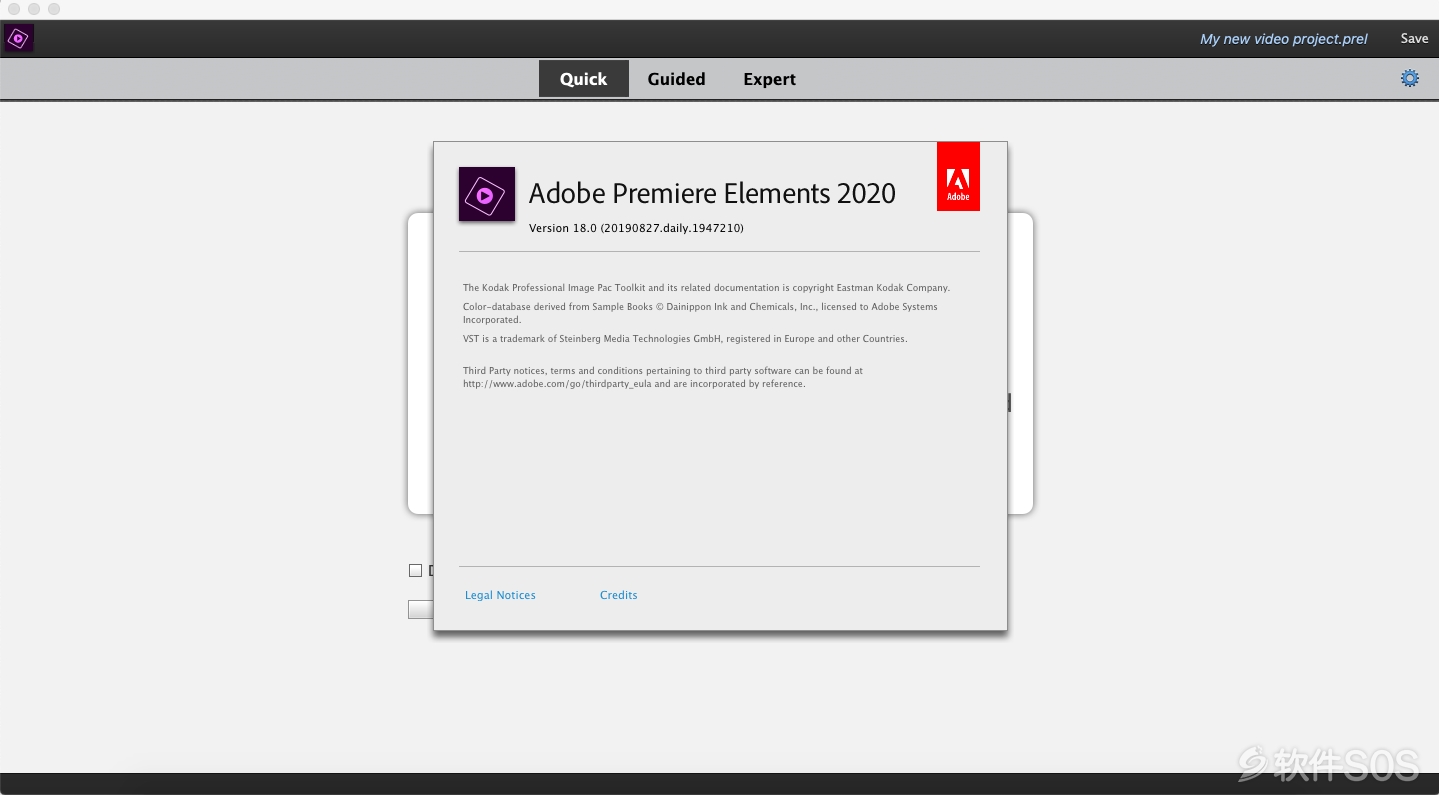 Premiere Elements 2020 for Mac v18.0 英文版 智慧型视频编辑 安装激活详解