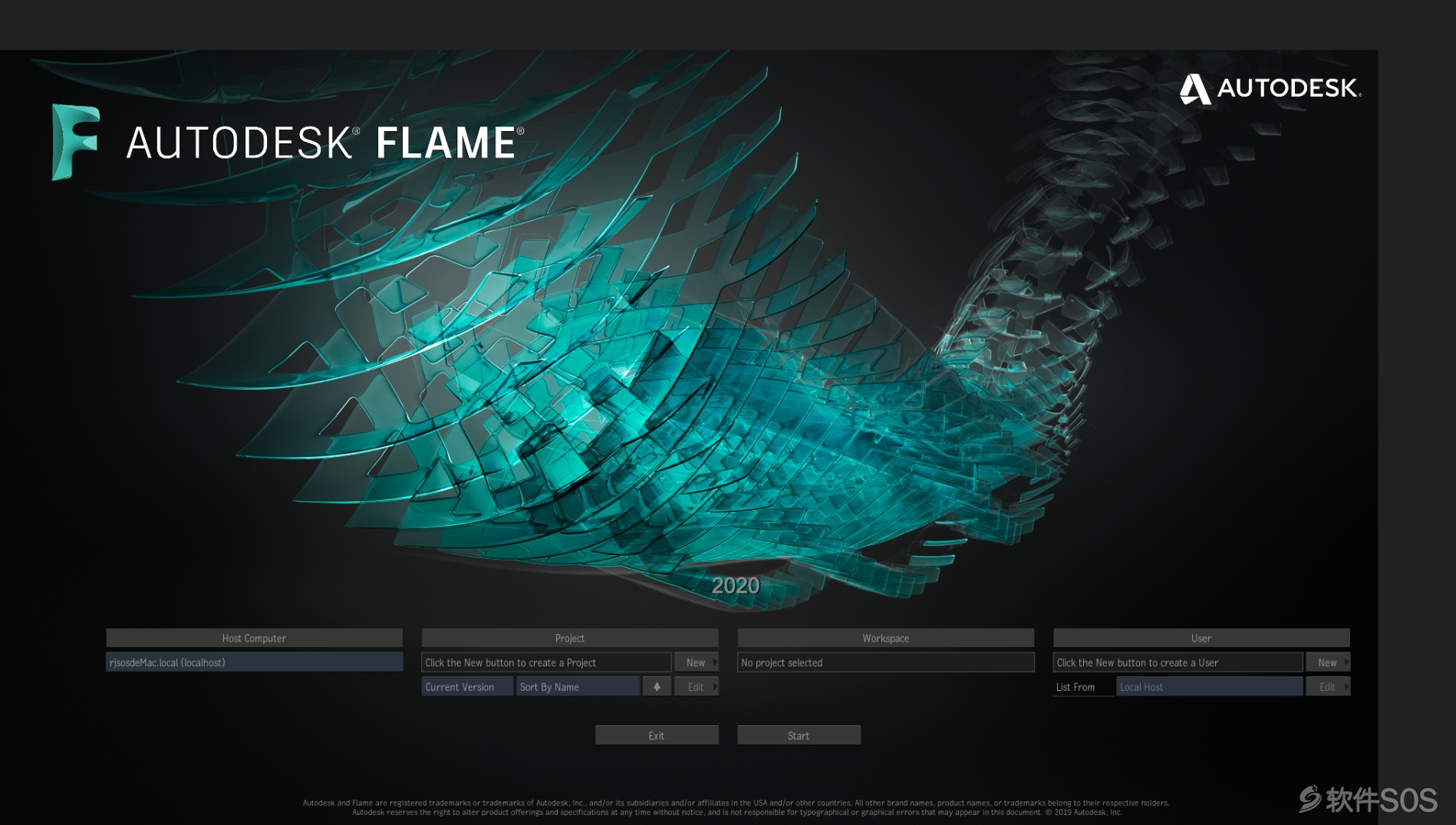 Autodesk Flame 2020 for Mac v2020.0.0.280 英文版 三维视觉特效 安装激活详解