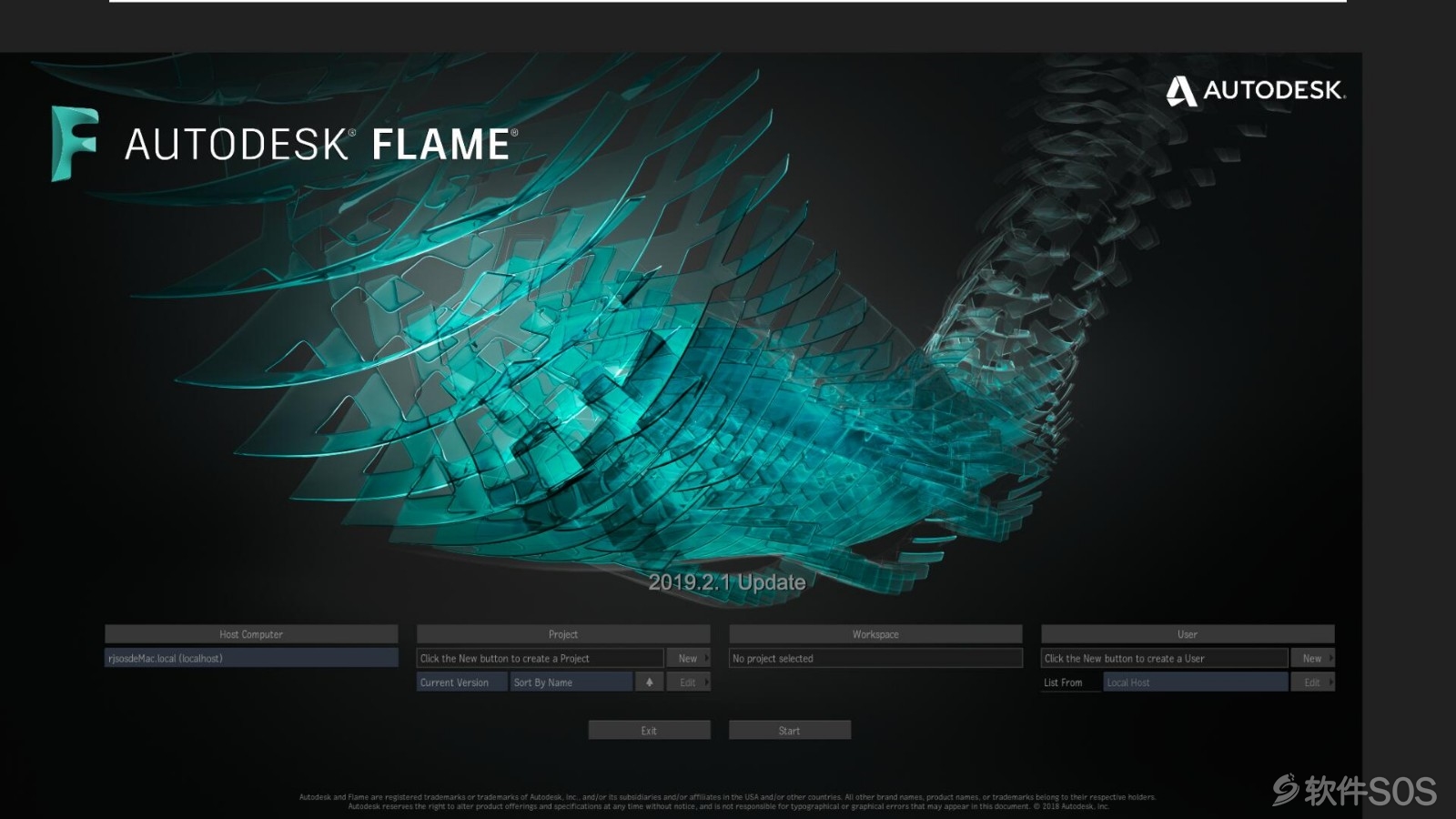Autodesk Flame 2019 for Mac v2019.2.1 英文版 三维视觉特效 安装激活详解