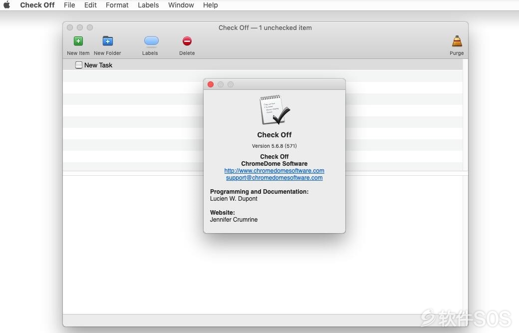 Check Off for Mac v5.6.8 英文版 任务管理 安装教程详解