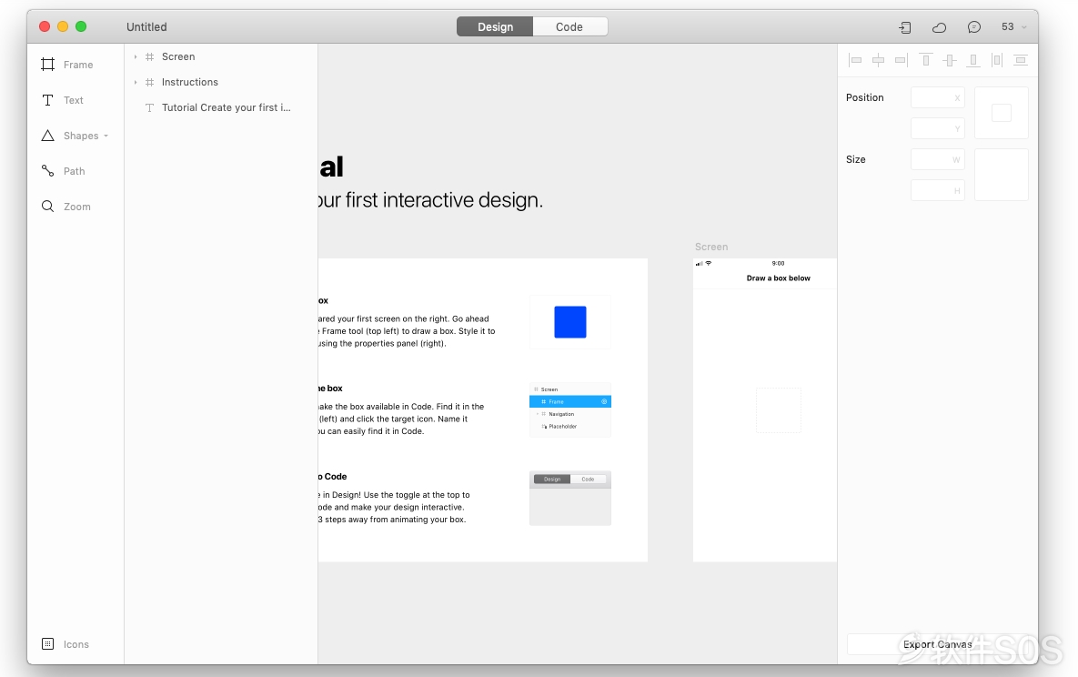 Framer Studio for Mac v124 英文版 交互原型设计 安装教程详解