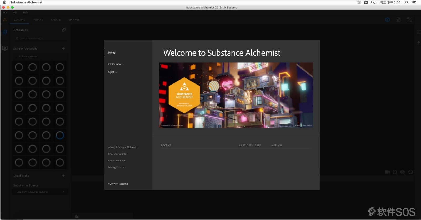 Substance Alchemist for Mac v2019.1.0 英文版 材质制作管理 安装教程详解