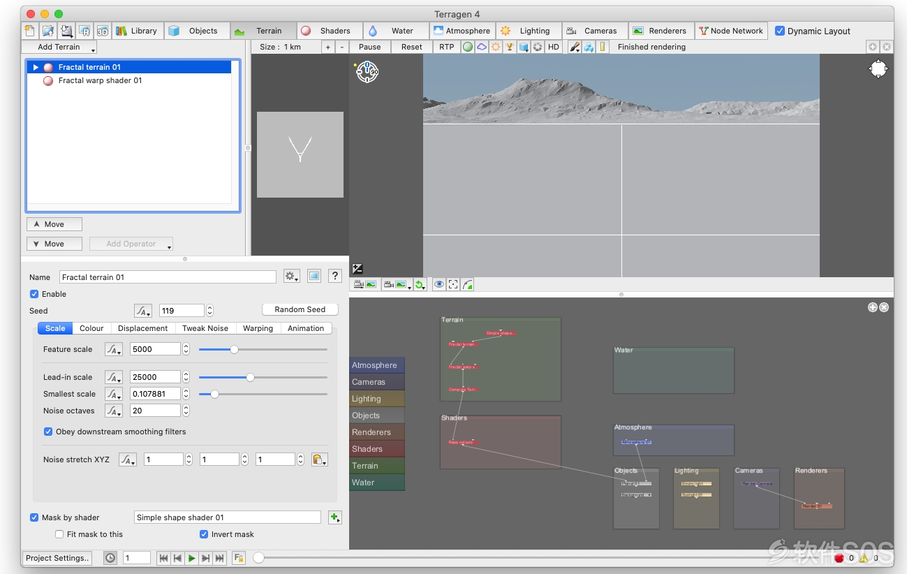 Terragen 4 for Mac v4.4.44 英文版 自然环境渲染大师 安装激活详解