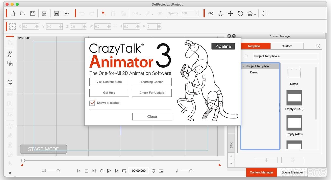 CrazyTalk Animator 3 for Mac v3.31.3514.2 二维动画 安装激活详解