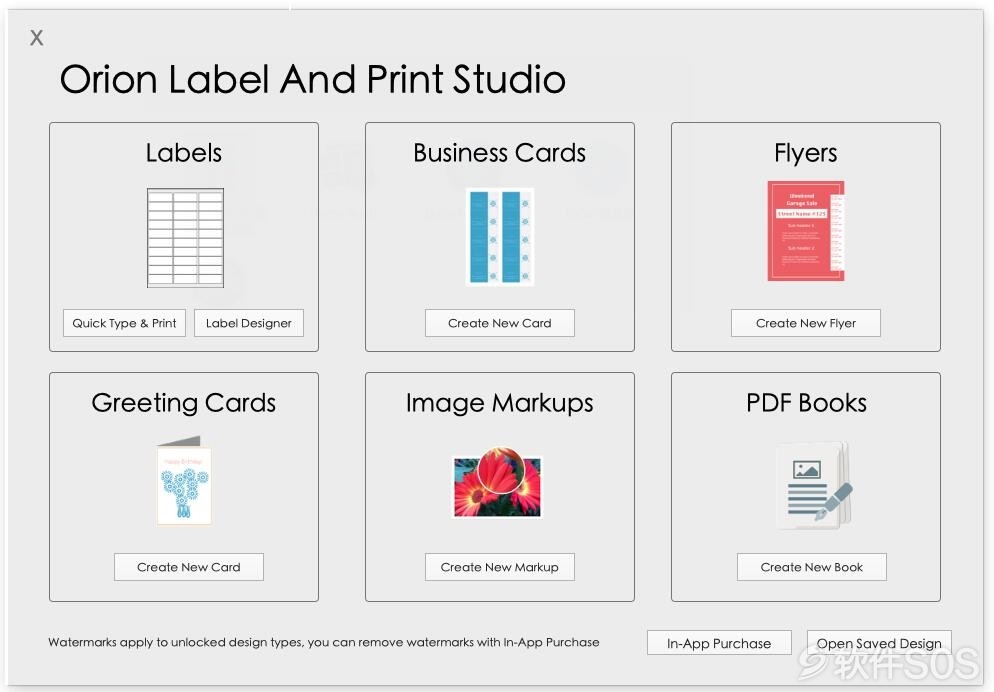 Orion Label And Print Studio for Mac v2.52 打印设计软件 安装激活详解