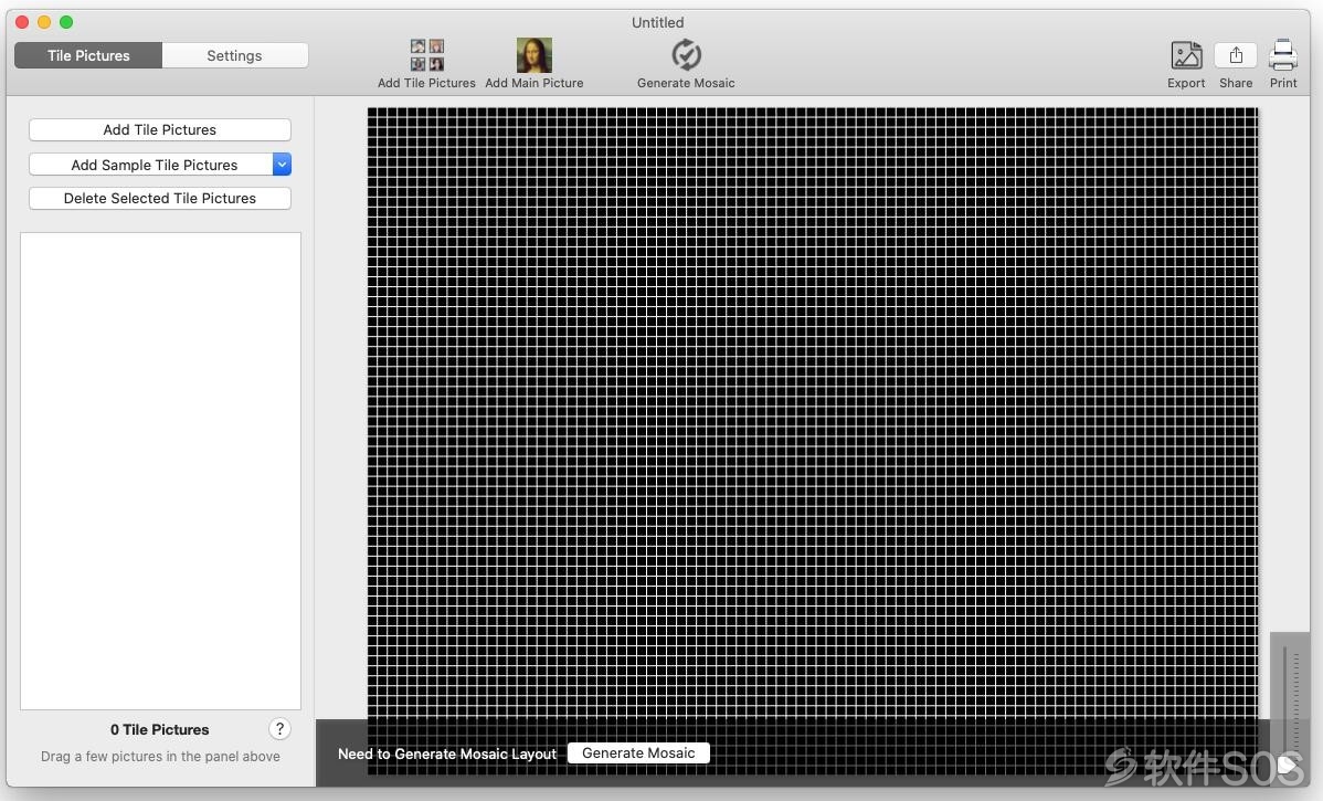 TurboMosaic for Mac v3.0.22 马赛克图片制作工具 安装教程详解