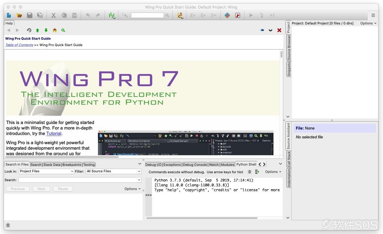 WingPro 7 for Mac v7.2.0.0 Python开发工具 安装激活详解