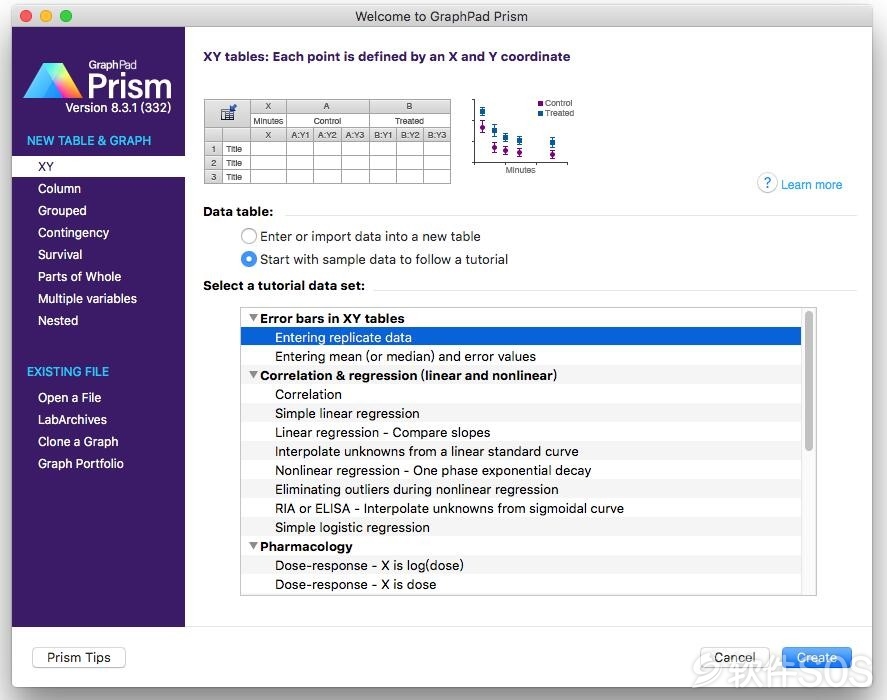 GraphPad Prism for Mac v8.4.0 科研绘图 安装教程详解