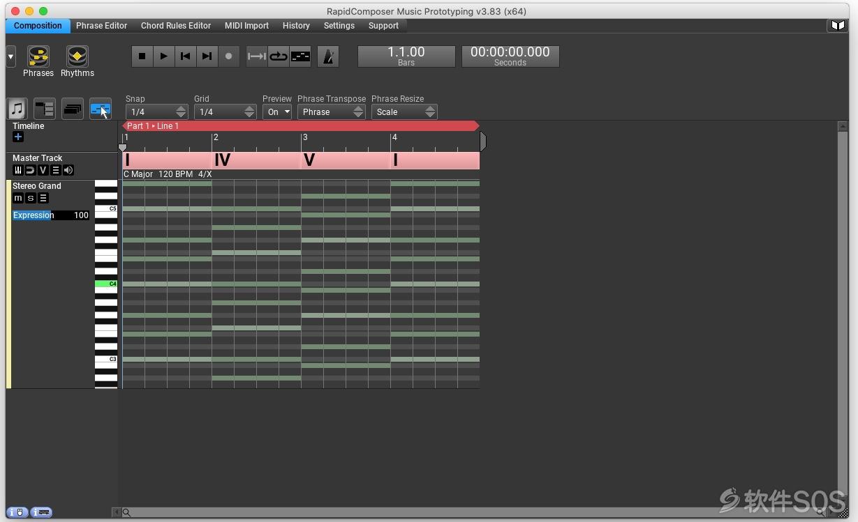 Music Developments Rapid Composer for Mac v3.83 歌曲创作设计辅助 安装激活详解