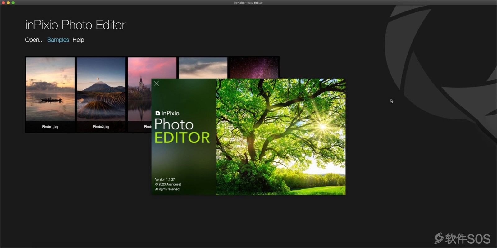 InPixio Photo Editor for Mac v1.1.27 照片编辑器 安装教程详解