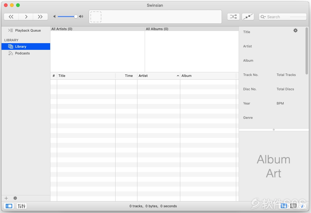 Swinsian for Mac v2.2.3 Mac音乐播放器 安装教程详解