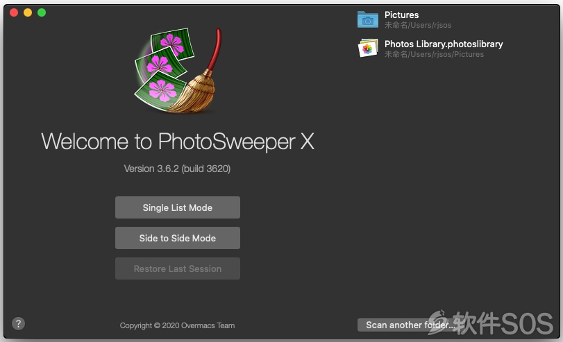 PhotoSweeper for Mac v3.6.2 重复照片清洁 安装教程详解