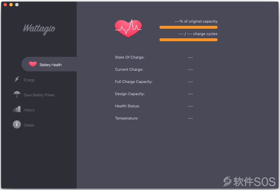 Wattagio for Mac v1.8 电池检测工具 安装教程详解