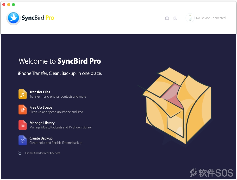 SyncBird Pro for Mac v3.3.3 iPhone文件管理器 直装版