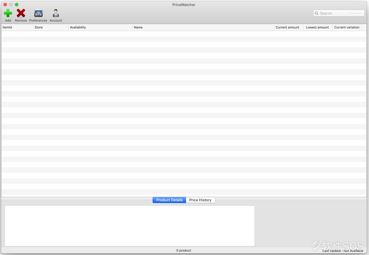 PriceWatcher for Mac v1.2.33 亚马逊商品价格监控工具 安装教程详解