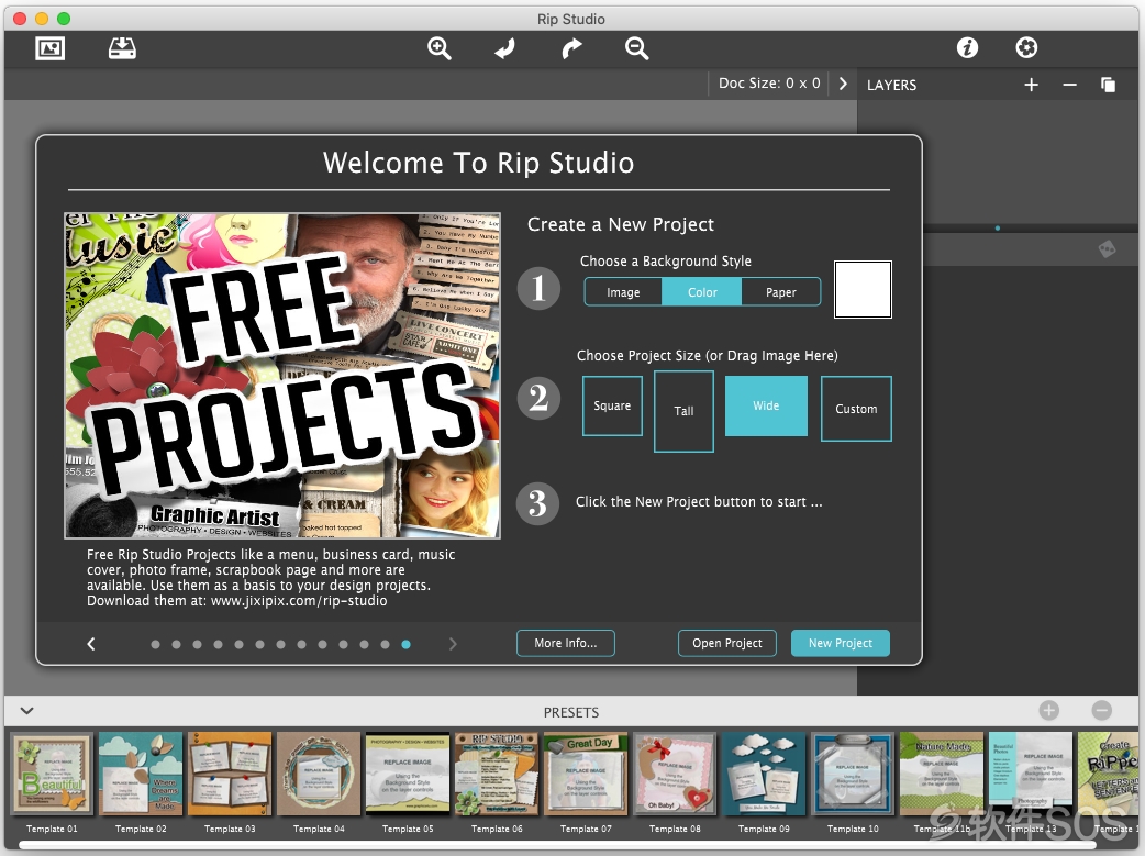 JixiPix Rip Studio Pro for Mac v1.1.10 图片拼贴合成 安装教程