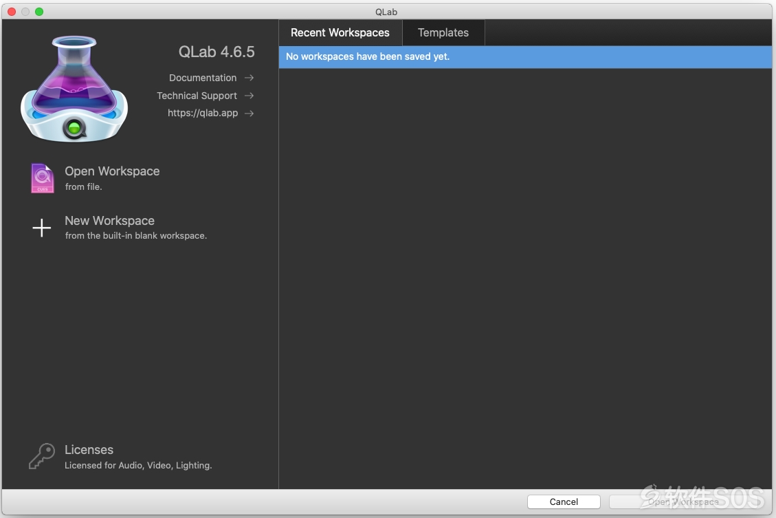 QLab Pro for Mac v4.6.5 专业舞台多媒体控制 安装教程