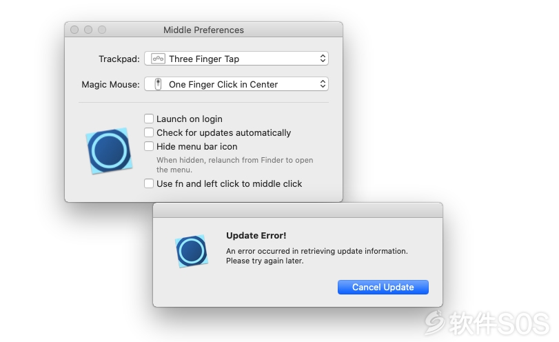 Middle for Mac v1.4.2 触控板辅助增强工具 安装教程