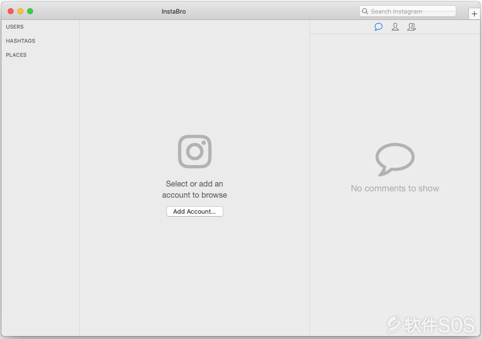 InstaBro for Mac v5.3.5 nstagram下载备份 直装版