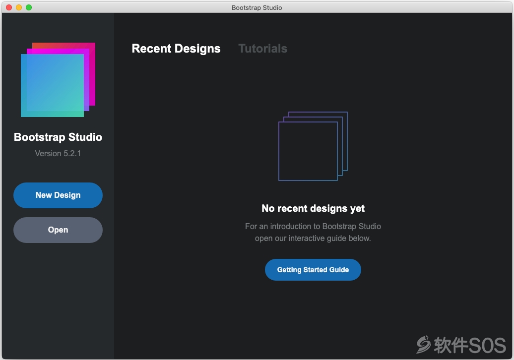 Bootstrap Studio for Mac v5.2.1 响应式网页设计工具 直装版