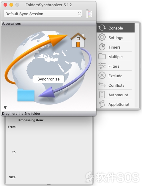 FoldersSynchronizer for Mac v5.1.2 文件同步备份工具 直装版